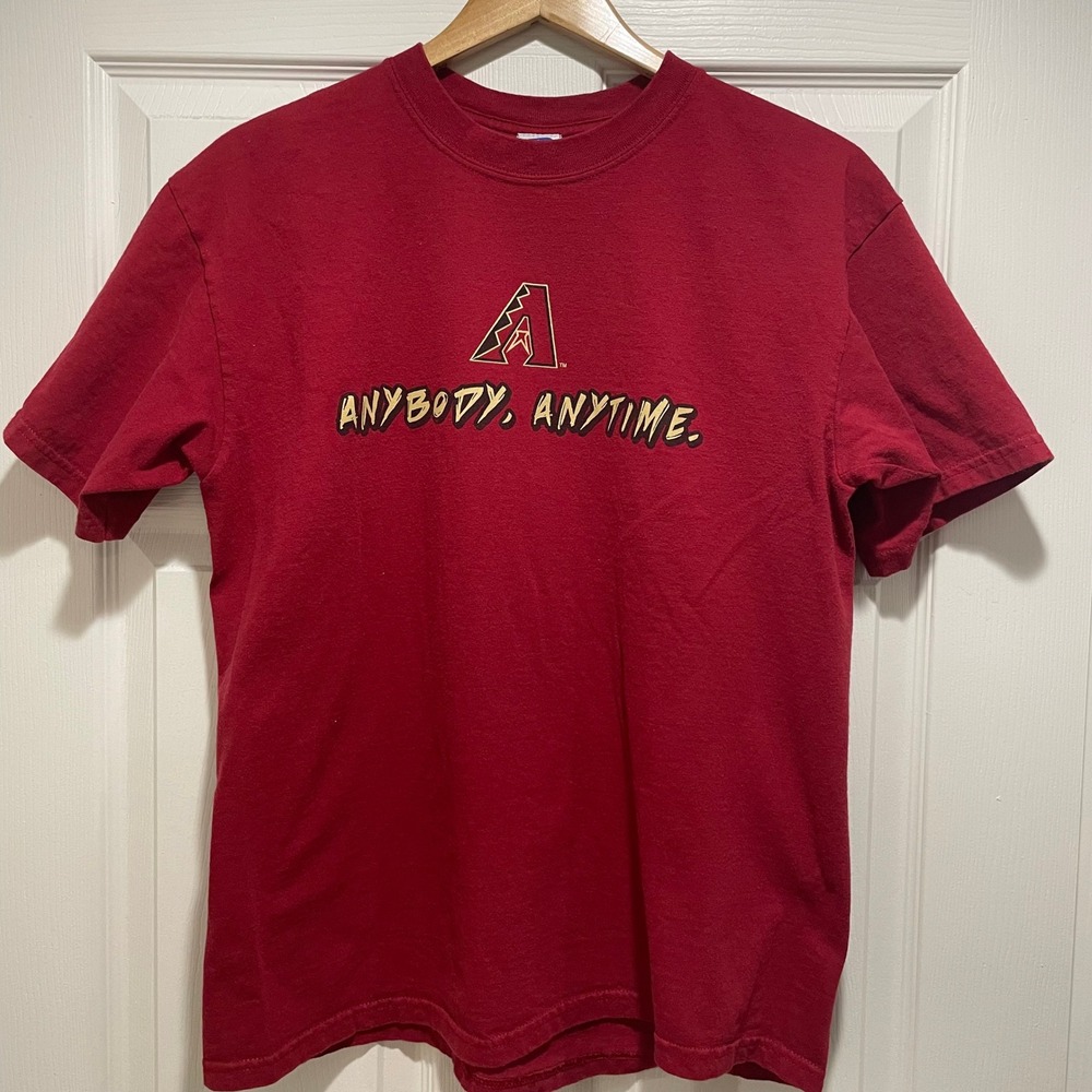 Arizona Diamondbacks Mens T-Shirt Large Red Cotton MLB Chris Young Walk-Off Tee - Picture 5 of 7